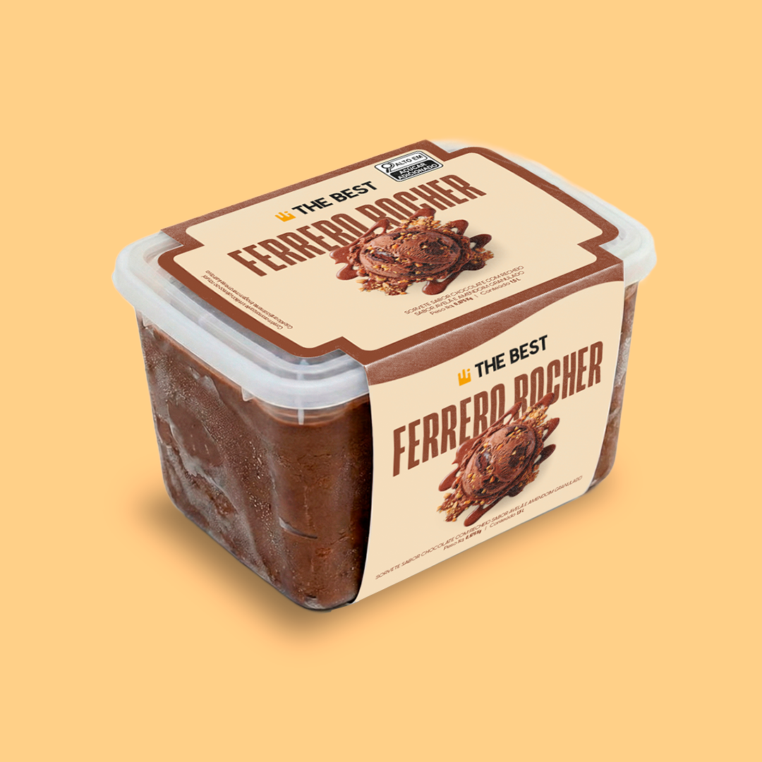 Pote 1,5L – Sorvete de Ferrero Rocher