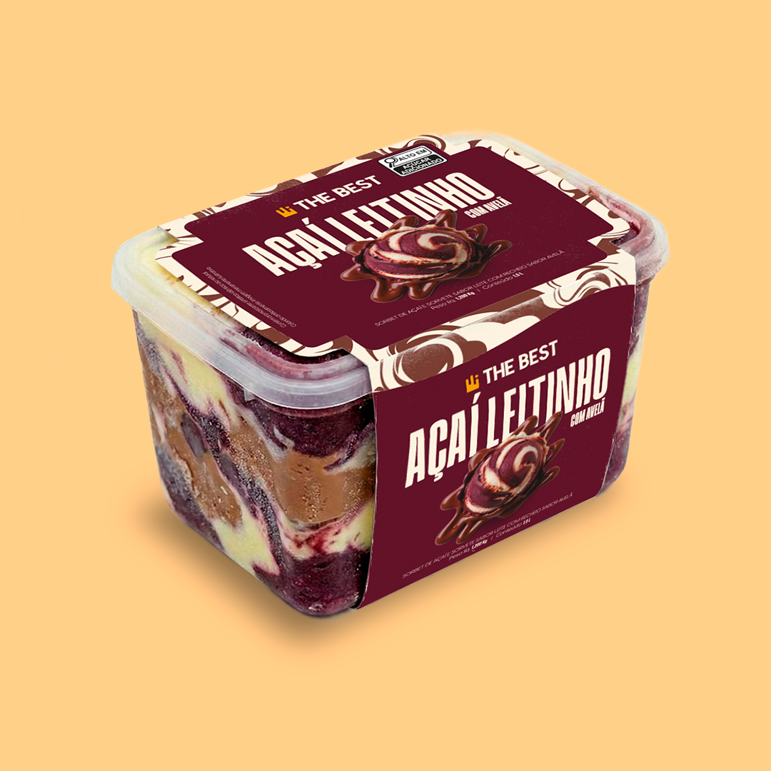 Pote 1,5L – Açaí com Leitinho e Avelã