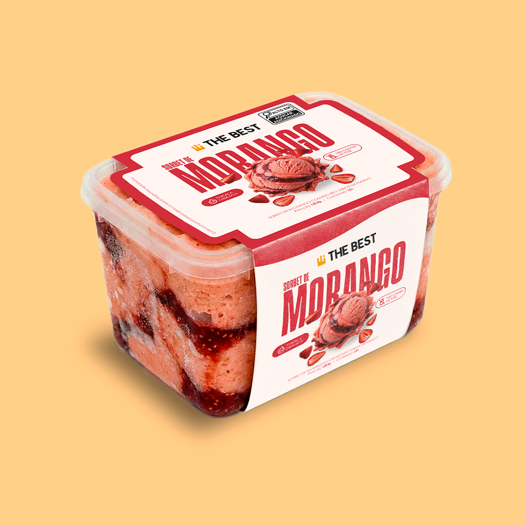 Pote 1,5L – Sorbet de Morango