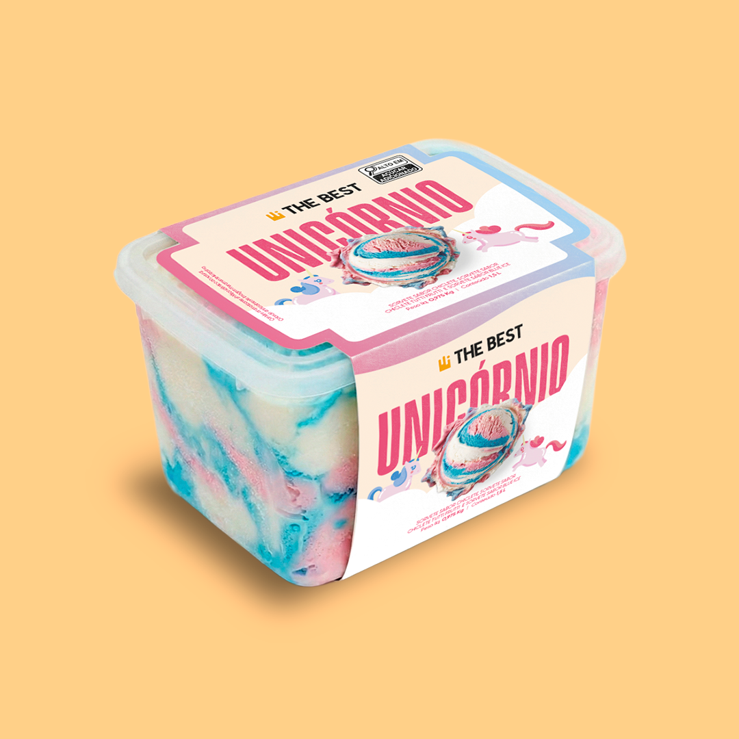 Pote 1,5L – Sorvete de Unicórnio